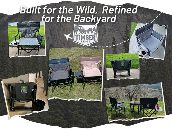 outdoor folding chairs, RV camping