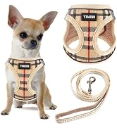 YIMEIS Dog Harness and Leash Set, No Pull Soft Mesh Pet Harness, Reflective Adjustable Puppy Vest...