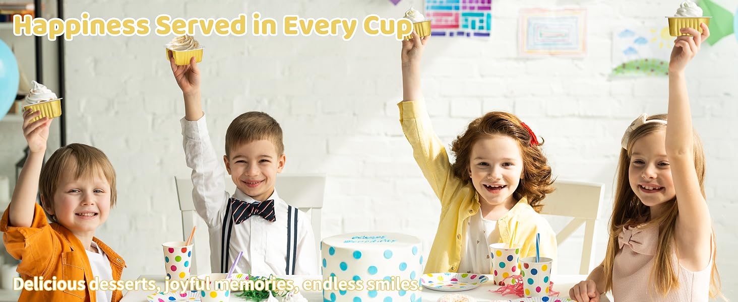 Mini Square Baking Cups 5oz Aluminum Foil Mini Cake Pans with Lids Disposable Ramekins Cake Pans