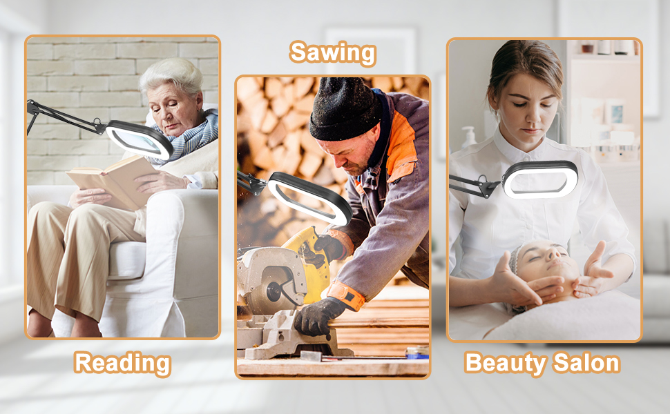 magnifier floor lamp