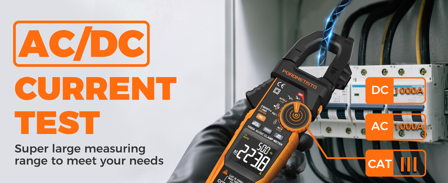 AC/DC CURRENT TEST Super large measuring range to meet your needs