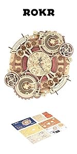 ROKR 3D Wooden Puzzle Globe ST002
