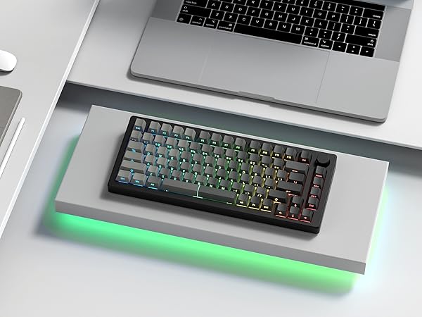 womier gradient grey keycaps