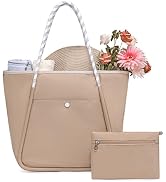 Bluboon Beach Bag Waterproof Sandproof Beach Tote Bag Packable Pool Bags Vacation Travel Birthday...