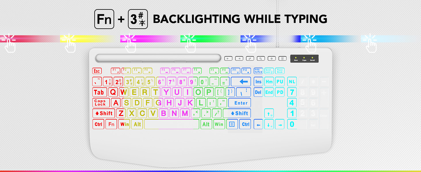 lighted keyboard for pc