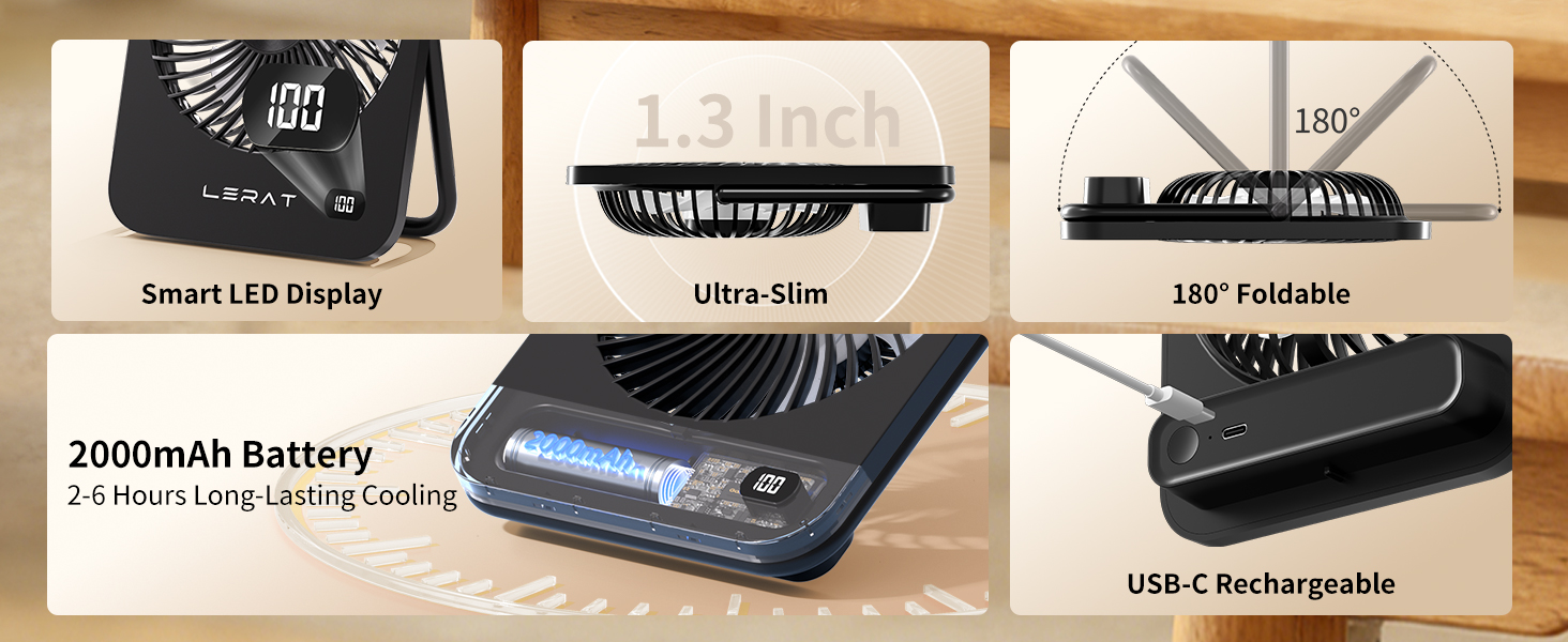 Battery Powered Fan