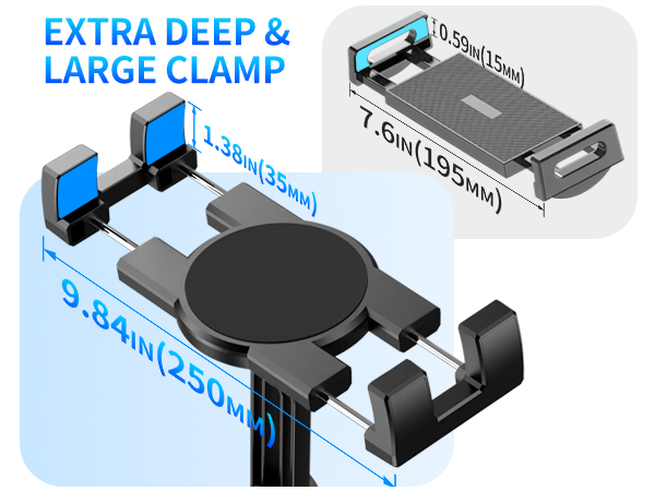 EXTRA DEEP &amp; LARGE CLAMP