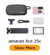 amaran Ace 25c Kit RGB Pocket LED Light,Boost Mode to 32W Mini On Camera Video Light,2300K~10000K...