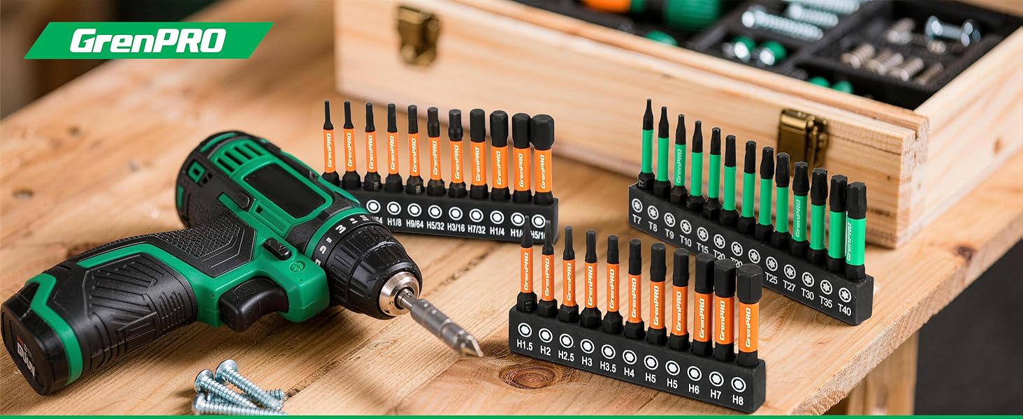 Impact Screwdriver Bits Set