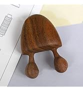 Light Brown Natural Sandalwood Scraping Massage Tool Facial Eye Massage Tool Acupuncture Stick Wo...