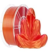 FXAAGFH 1KG 3D Printer Filament Bundle, 3 D PLA Printing Filament 1.75mm, Dual Color, +/-0.03mm, ...