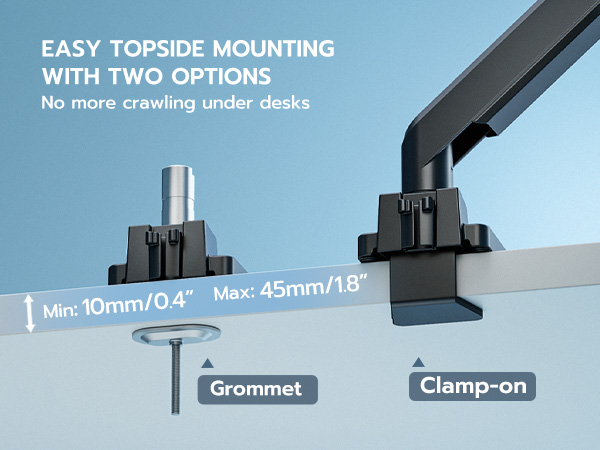 heavy duty monitor arm