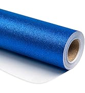 RUSPEPA Glitter Wrapping Paper - Mini Roll - Solid Color Glitter Sparkle Paper Perfect for Weddin...