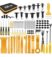 GOOACC 330Pcs Trim Removal Tool, Auto Push Pin Bumper Retainer Clip Set Fastener Terminal Remover...