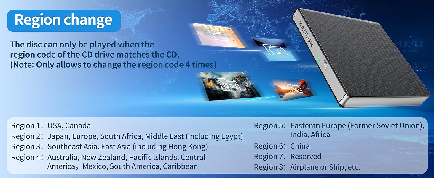 External CD DVD Drive for Windows