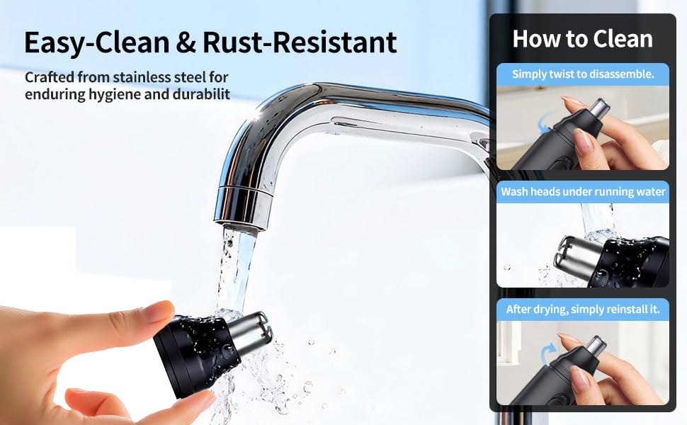 GERY Ear and Nose Hair Trimmer Clipper -4