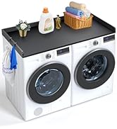 VEVOR Washer Dryer Countertop, 54" x 27" Wooden Washer and Dryer Countertop, Water-Resistant Laun...