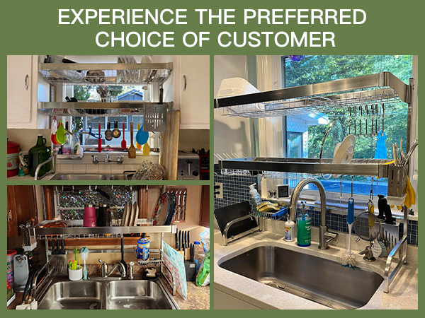 holds freestanding expandible durable drains doble dash cosina coated can accessories xxl