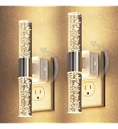 DORESshop LED Night Light, Rotating Night Lights Plug into Wall with Auto Light Sensor 3000K Nigh...