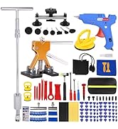 CZJCMECH Car Dent Puller Kit,140PCS Dent Repair Tool,Paintless Dent Removal with Golden Lifter,Br...