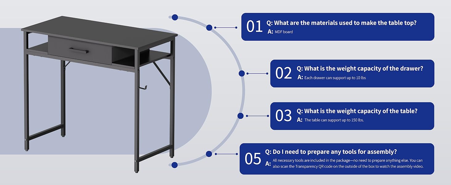 desk for bedroom