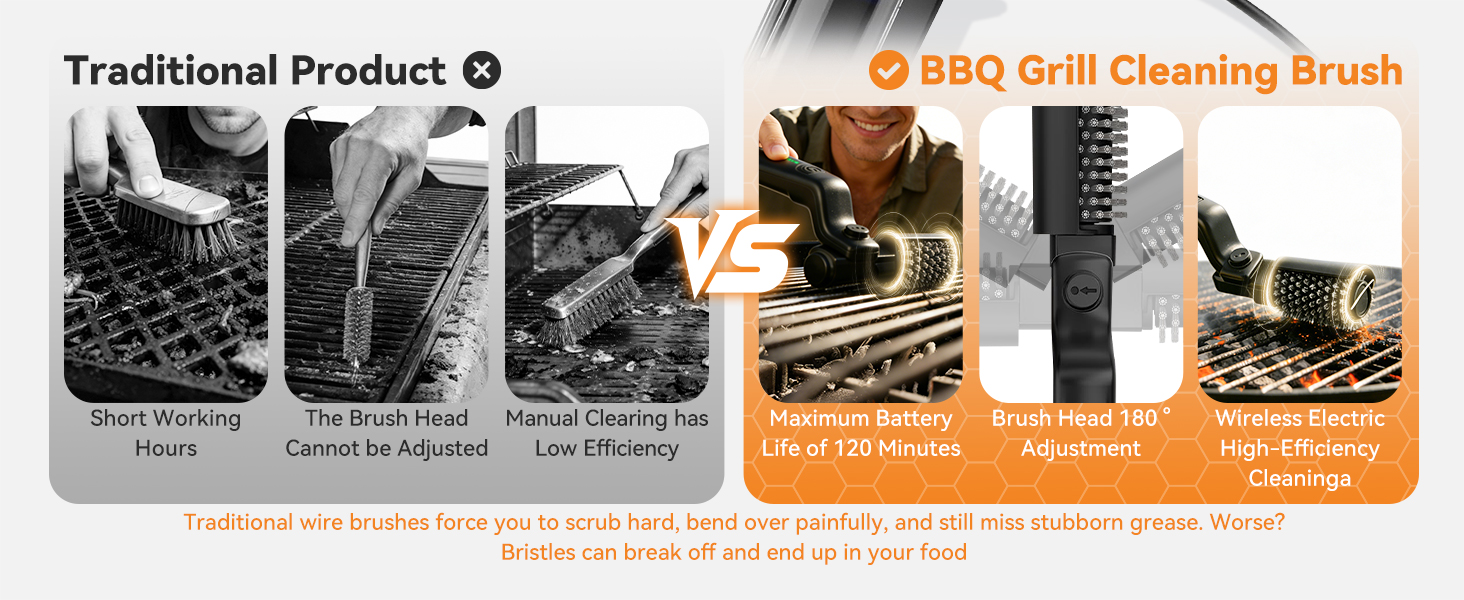 grill brush for outdoor grill