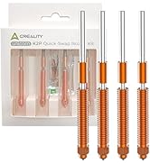 Creality Official 4PCS K2 Plus Nozzles, "Unicorn" K2P Quick-Swap Nozzle Kit 0.4mm, 0.6mm, 0.8mm w...