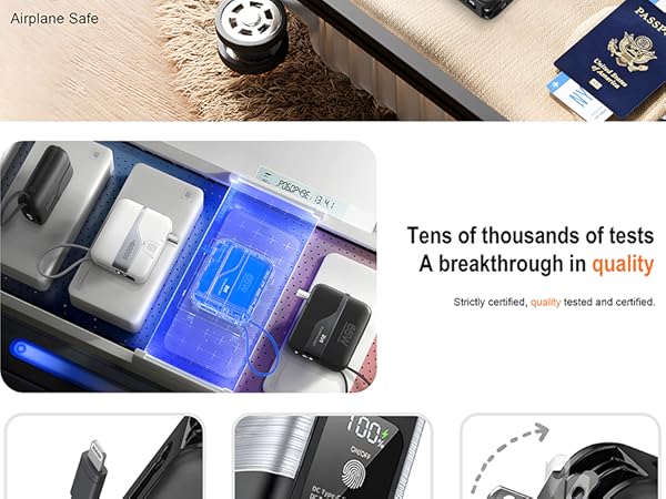 portable charger with wall plug