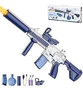 Electric Water Gun,Water Gun with Light Up,Squirt Gun Water Blaster Up to 32 FT Long Range,Outdoo...
