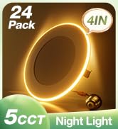 LED can light with night light