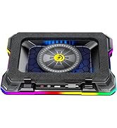 AICHESON Gaming Turbofan Laptop Cooling Pad with 10°C-35°C Temperature Drop, Full Sealed Foam Sta...