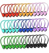 Wensdo 50 Pack Classroom Headphones Bulk for Students Kids Schools, Wholesale Class Set Durable W...