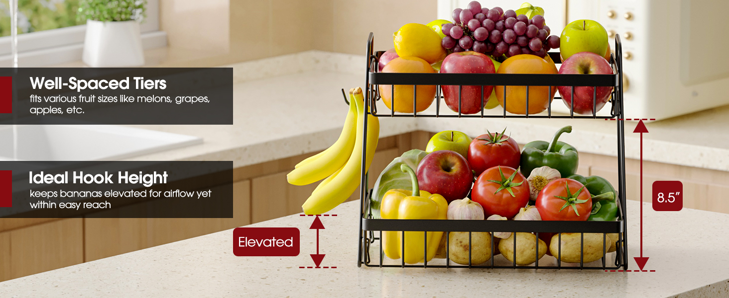 fruit bowl for kitchen counter