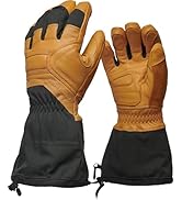 BLACK DIAMOND Men's Guide Gloves Waterproof Gore-TEX Cold Weather Gloves for Ski, Snowboarding, M...