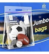 24/7 Bags- XL Double Zipper Bags, 10 Gallons, 15 Count, Stand &amp; Fill, Carry Handle, BPA-Free, Air...