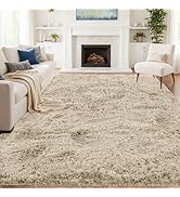 8x10 Area Rugs for Living Room Rug: Soft Fluffy Shag Gray Camel Rugs for Bedroom, Non-Slip Large ...