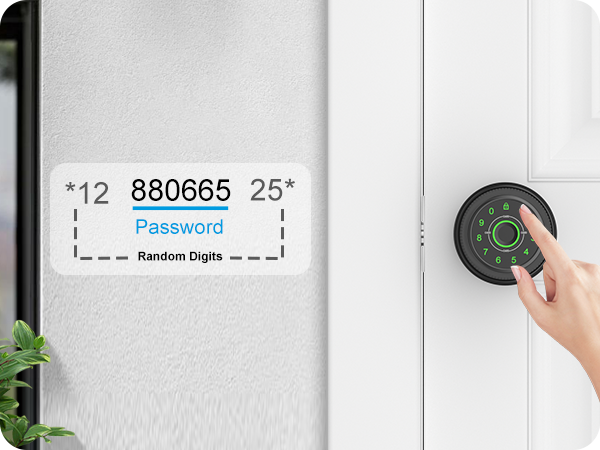 Password Door Knob Anti-Peeping code