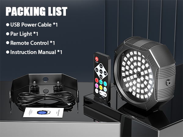 wireless stage par can lights uplights