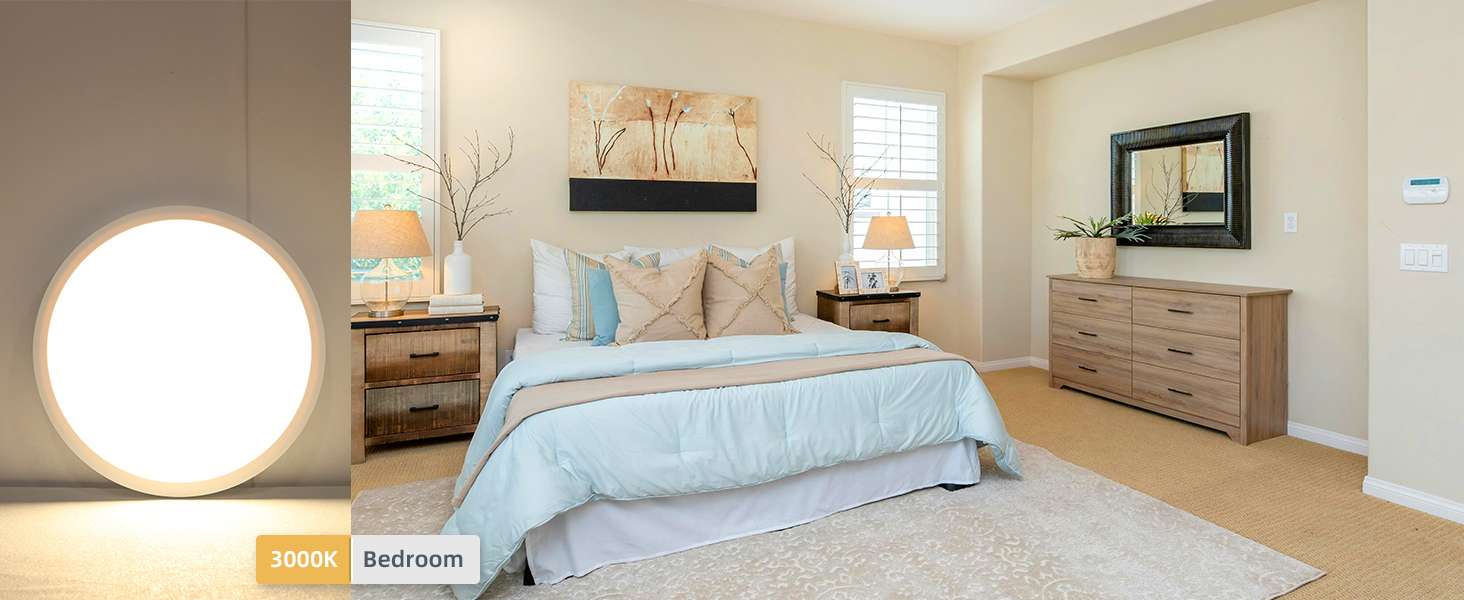 3000K ceiling light flush mount