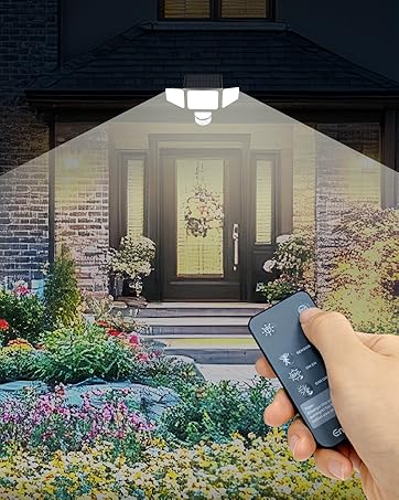 Solar Security Light with Remote Control
