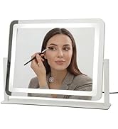 orelease Vanity Mirror with Lights, 22''x17'' Lighted Makeup Mirror, LED Makeup Mirror, Smart Tou...