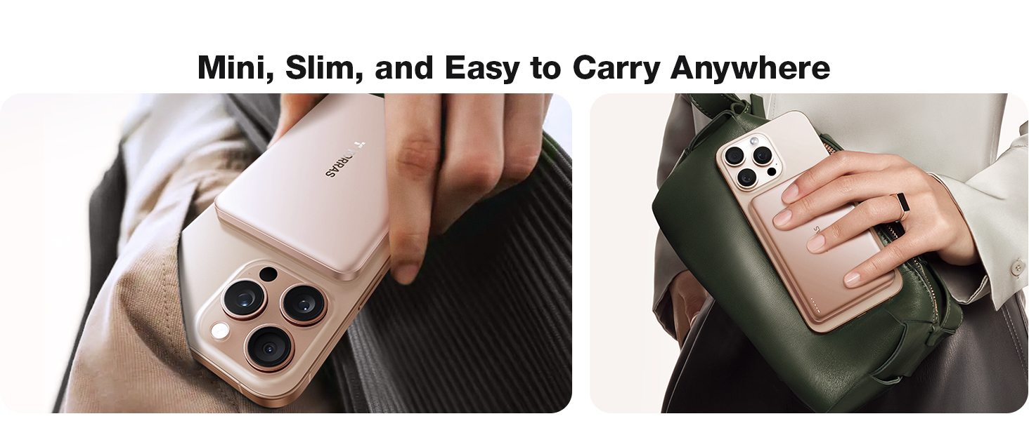 battery pack for iphone magnetic charger travel charger portable iphone charger fast charging