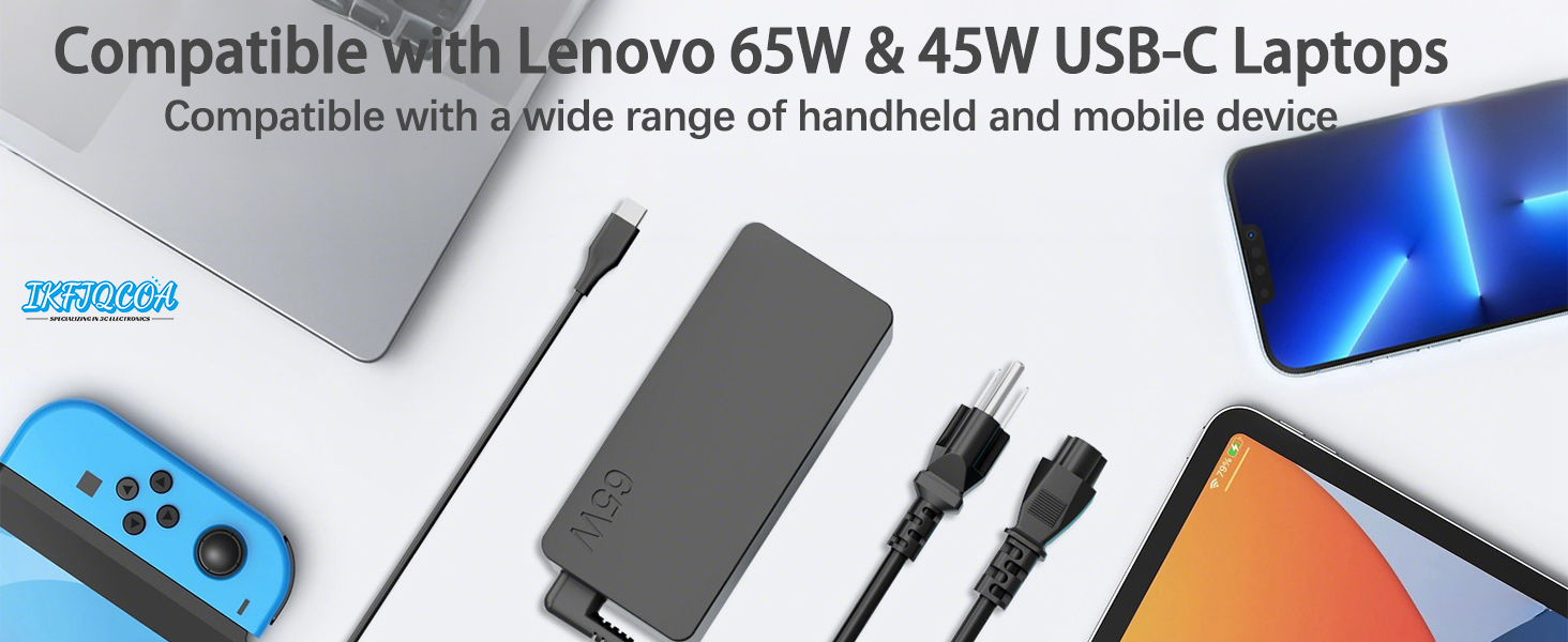 lenovo 65w usbc laptop charger