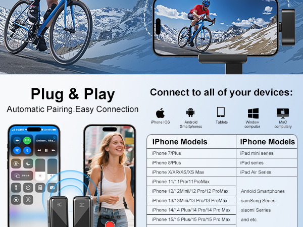 Wireless Microphones Mini