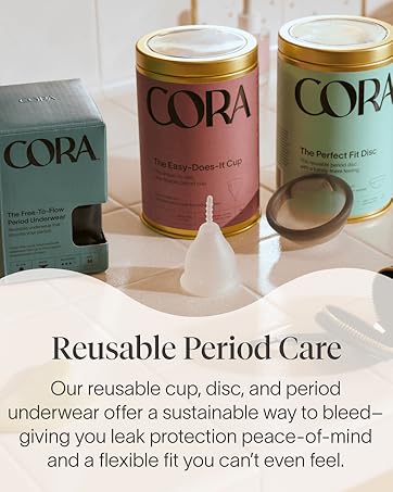 cora organic tampons feminine care pads liners period menstrual disc cup panty underwear for women
