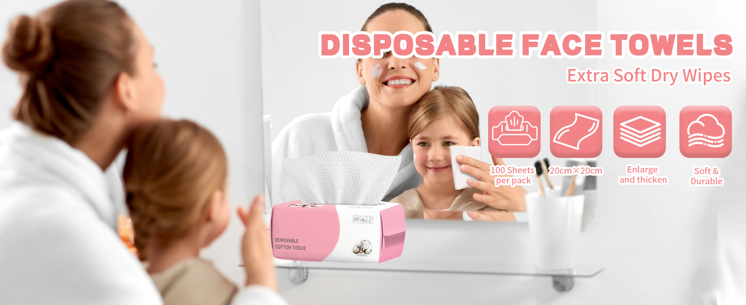 disposable face towels