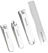 FIXBODY Heavy-Duty Nail Clippers,High-Carbon Steel, Double-Sharpened Blades, Fingernail &amp; Toenail...