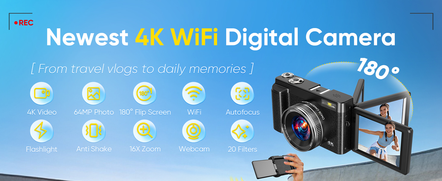 4K digital camera