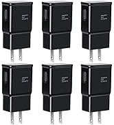 6-Pack Type C Charger Fast Charging Block, Android Phone Rapid USB Wall Charger Compatible with S...