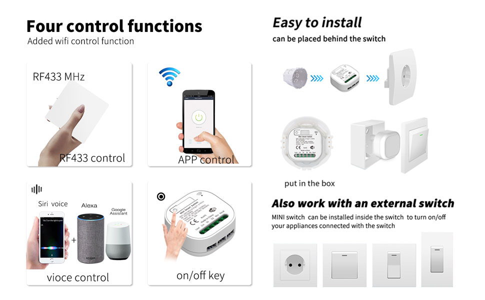 smart relay wifi switch homekit